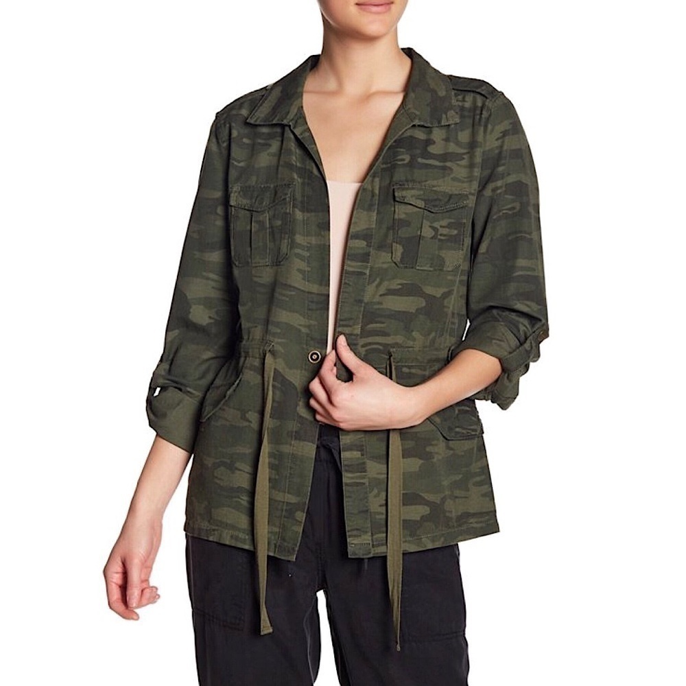 Sanctuary Lightweight Camo Field Jacket